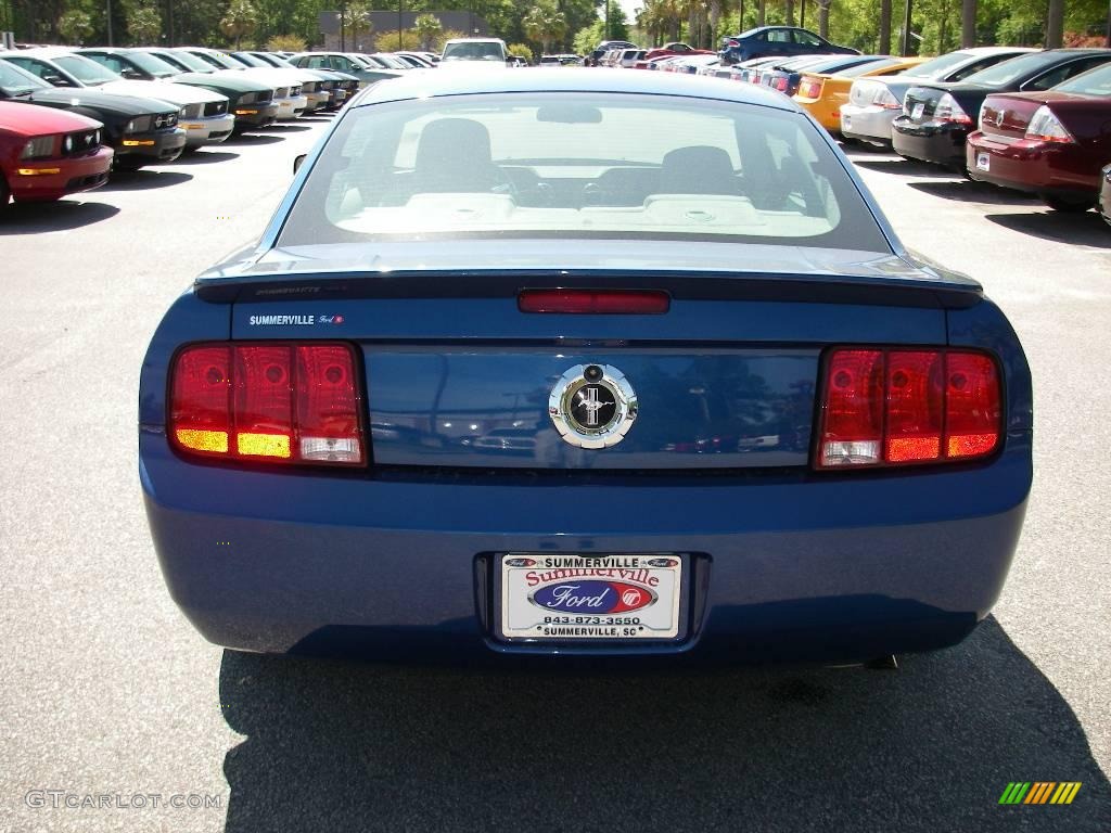 2009 Mustang V6 Coupe - Vista Blue Metallic / Light Graphite photo #15