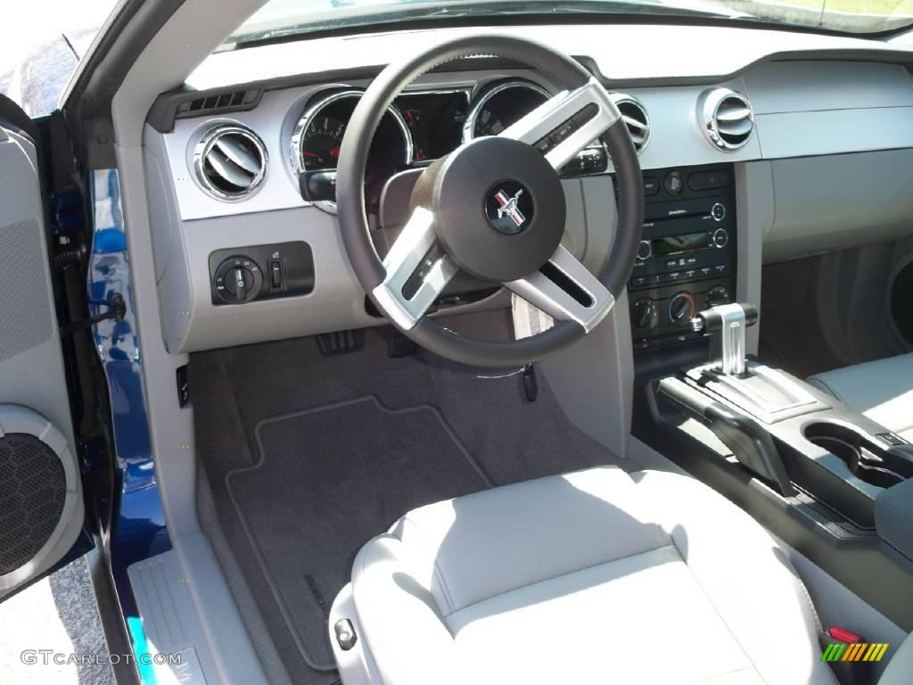 2009 Mustang V6 Premium Coupe - Vista Blue Metallic / Light Graphite photo #3