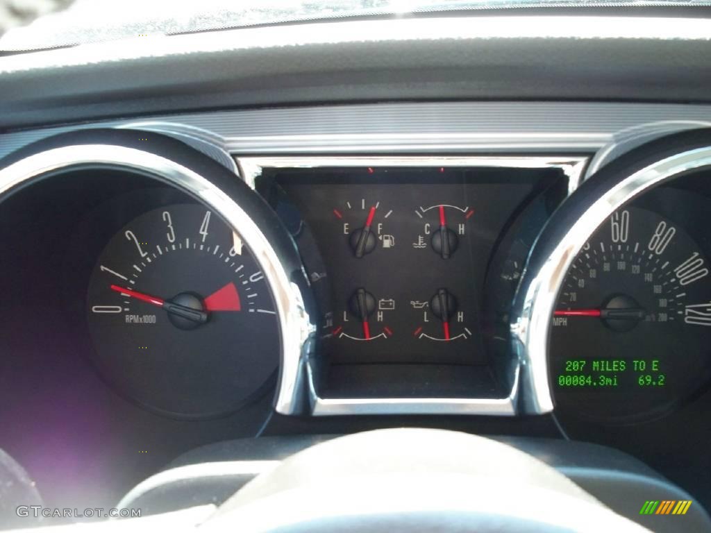 2009 Mustang V6 Premium Coupe - Vista Blue Metallic / Light Graphite photo #20