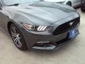 2016 Magnetic Metallic Ford Mustang EcoBoost Premium Coupe  photo #2