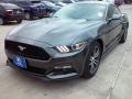 2016 Magnetic Metallic Ford Mustang EcoBoost Premium Coupe  photo #6