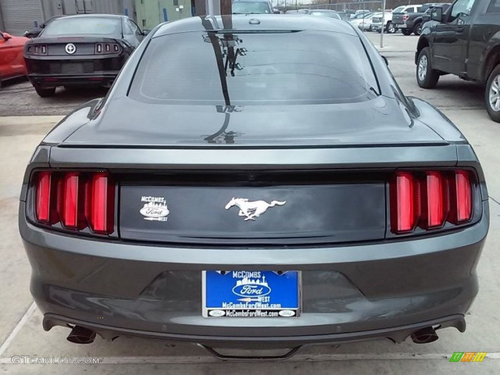 2016 Mustang EcoBoost Premium Coupe - Magnetic Metallic / Ebony photo #10