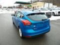 2016 Blue Candy Ford Focus SE Hatch  photo #7