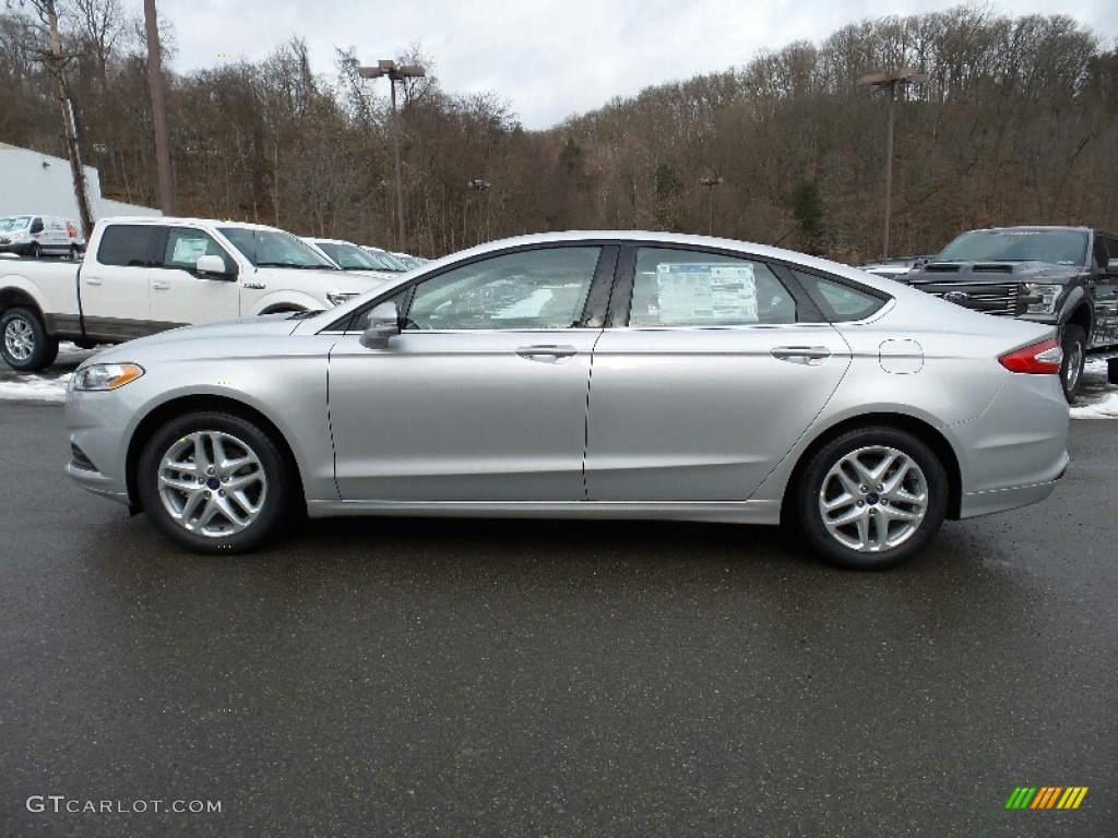 2016 Fusion SE - Ingot Silver Metallic / Charcoal Black photo #1