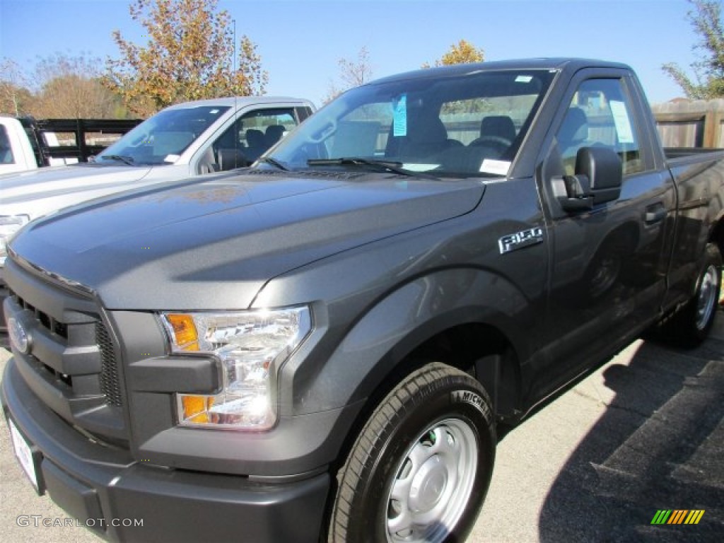 2016 F150 XL Regular Cab - Magnetic / Medium Earth Gray photo #2