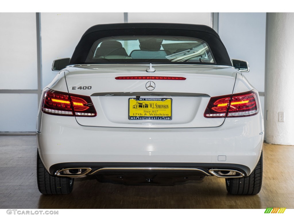 2016 E 400 Cabriolet - Polar White / Crystal Grey/Black photo #4