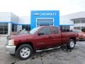 2013 Deep Ruby Metallic Chevrolet Silverado 1500 LT Extended Cab 4x4  photo #1