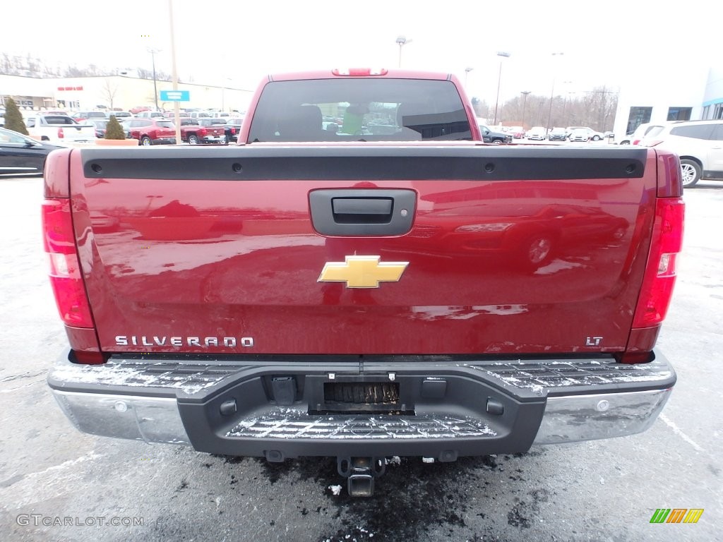 2013 Silverado 1500 LT Extended Cab 4x4 - Deep Ruby Metallic / Ebony photo #6