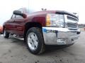 2013 Deep Ruby Metallic Chevrolet Silverado 1500 LT Extended Cab 4x4  photo #12