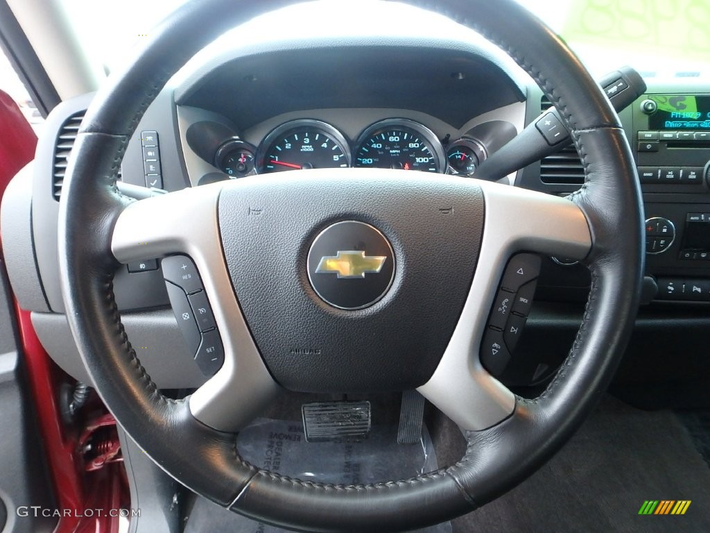 2013 Silverado 1500 LT Extended Cab 4x4 - Deep Ruby Metallic / Ebony photo #26