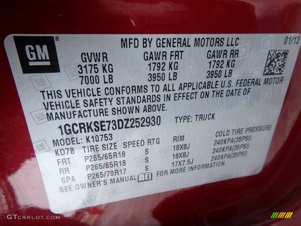 2013 Silverado 1500 LT Extended Cab 4x4 - Deep Ruby Metallic / Ebony photo #29