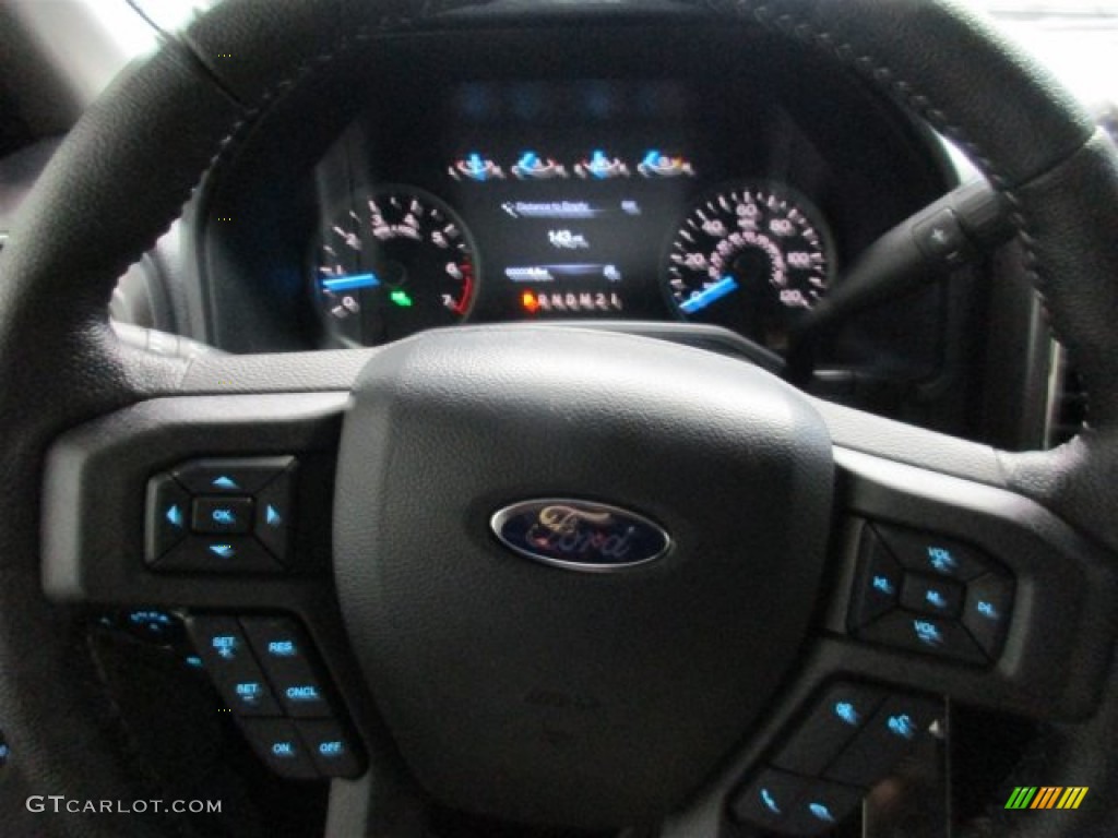 2016 F150 XLT SuperCab - Shadow Black / Medium Earth Gray photo #23