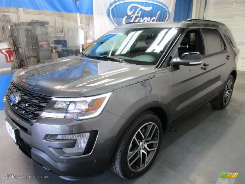 2016 Explorer Sport 4WD - Magnetic Metallic / Ebony Black photo #3