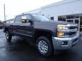 Tungsten Metallic - Silverado 2500HD LTZ Crew Cab 4x4 Photo No. 3