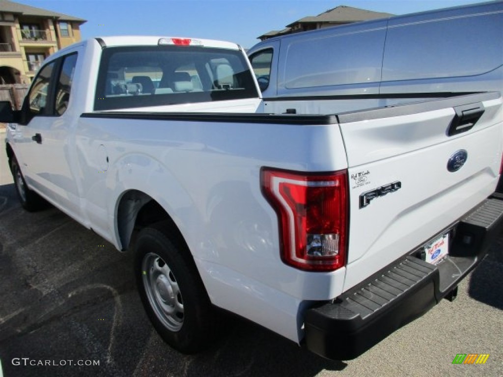 2016 F150 XL SuperCab - Oxford White / Medium Earth Gray photo #6