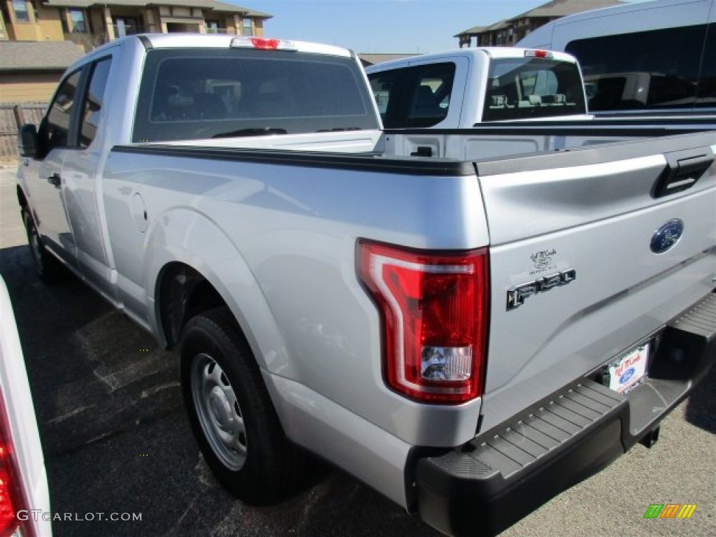 2016 F150 XL SuperCab - Ingot Silver / Medium Earth Gray photo #5