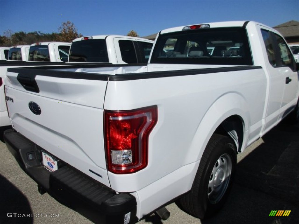 2016 F150 XL SuperCab - Oxford White / Medium Earth Gray photo #7