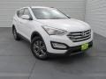 2016 Frost White Pearl Hyundai Santa Fe Sport   photo #1