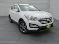 2016 Frost White Pearl Hyundai Santa Fe Sport   photo #2