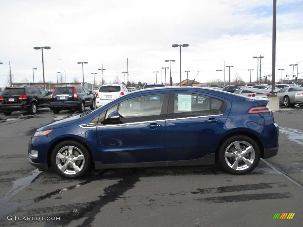 2012 Volt Hatchback - Blue Topaz Metallic / Light Neutral/Dark Accents photo #3