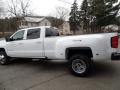 2016 Summit White Chevrolet Silverado 3500HD LT Crew Cab 4x4 Dual Rear Wheel  photo #4