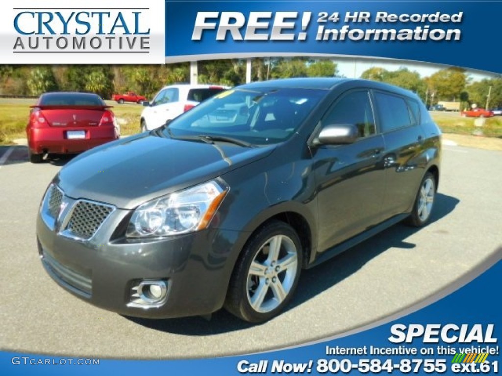 2010 Vibe 2.4L - Carbon Gray Metallic / Ebony photo #1