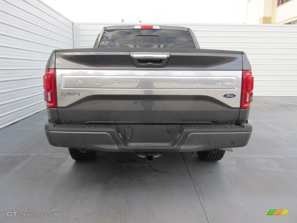 2016 F150 Platinum SuperCrew - Magnetic / Platinum Black photo #5