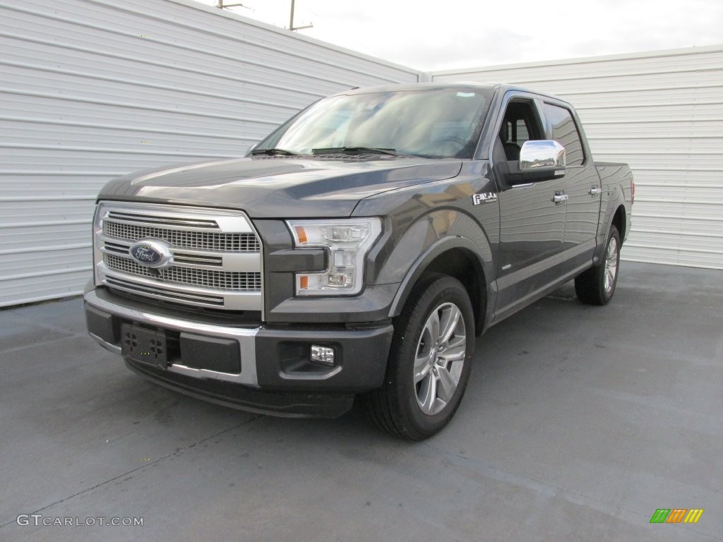 2016 F150 Platinum SuperCrew - Magnetic / Platinum Black photo #7