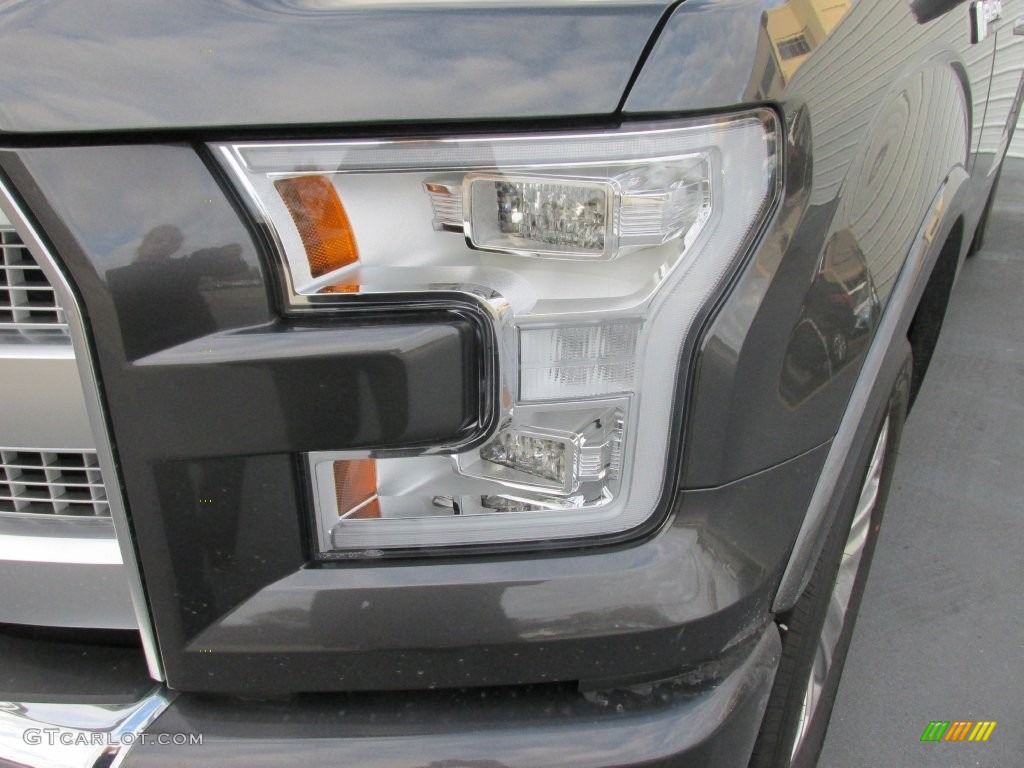 2016 F150 Platinum SuperCrew - Magnetic / Platinum Black photo #9