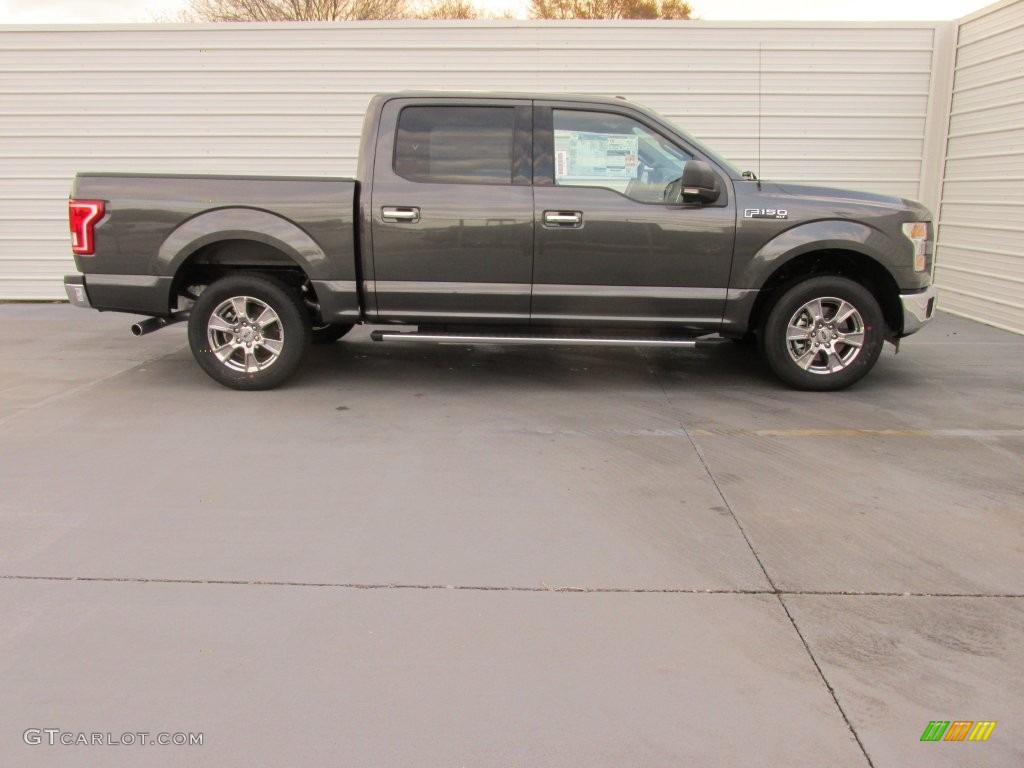 2016 F150 XLT SuperCrew - Magnetic / Medium Earth Gray photo #3