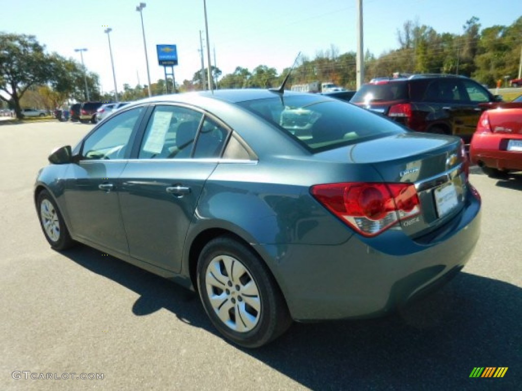 2012 Cruze LS - Blue Granite Metallic / Jet Black/Medium Titanium photo #3