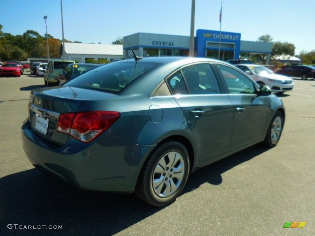 2012 Cruze LS - Blue Granite Metallic / Jet Black/Medium Titanium photo #8