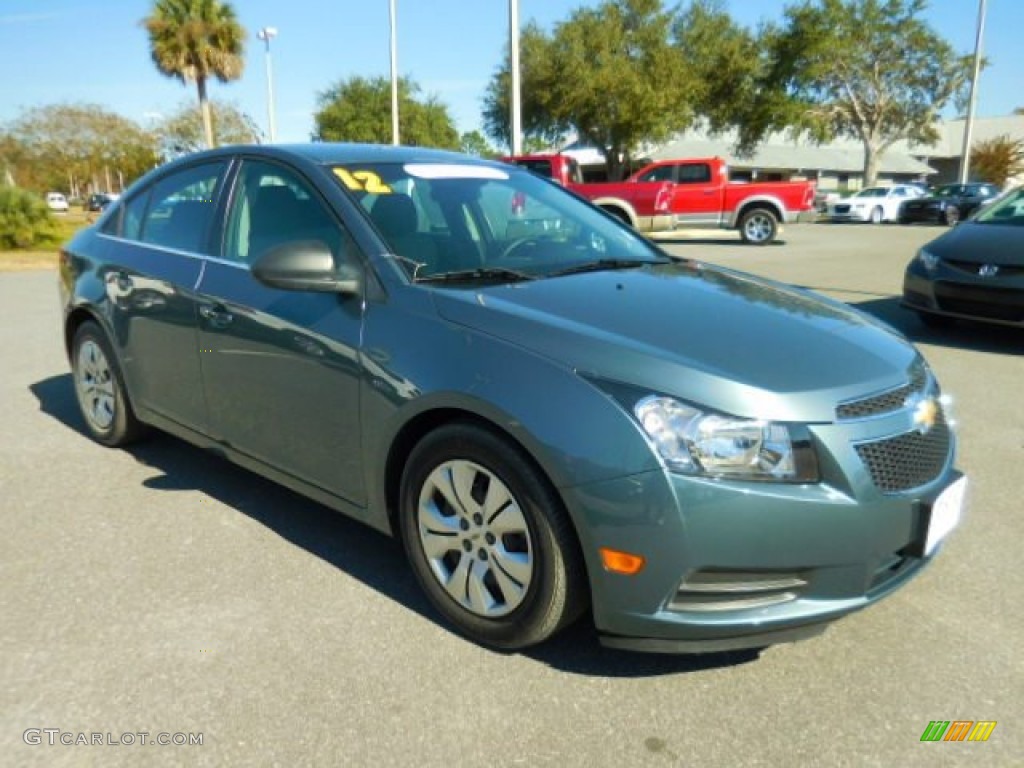 2012 Cruze LS - Blue Granite Metallic / Jet Black/Medium Titanium photo #10