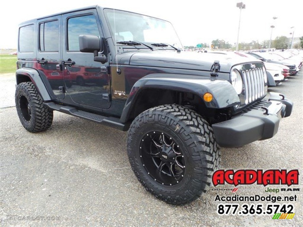 2016 Wrangler Unlimited Sahara 4x4 - Rhino / Black photo #4