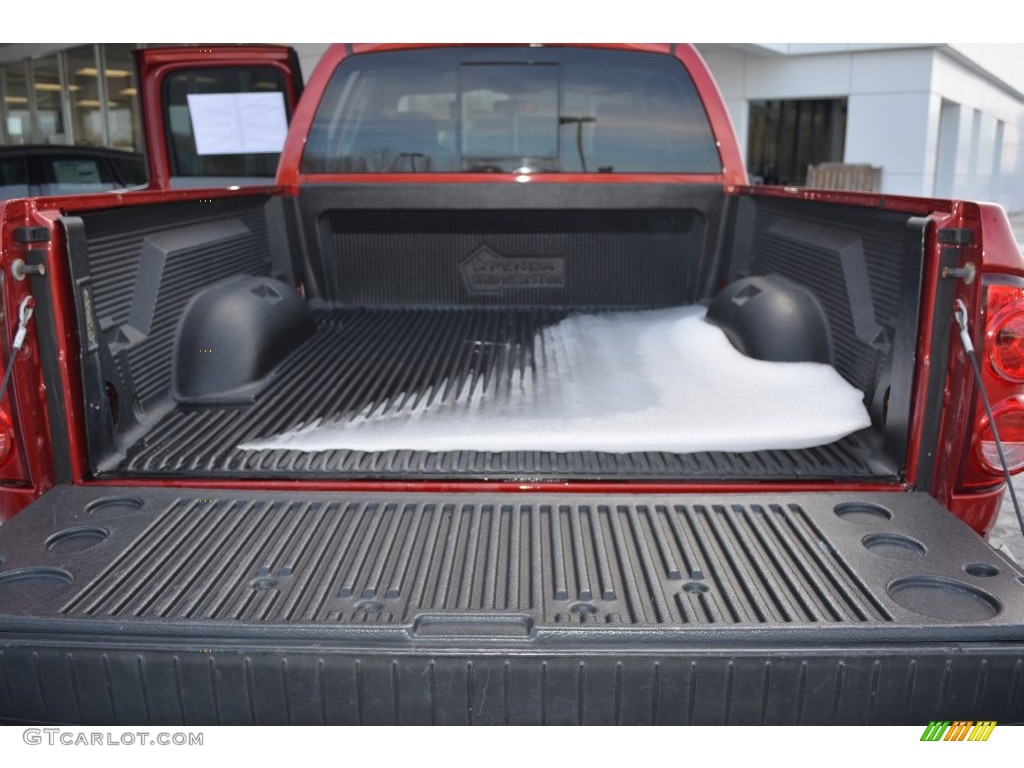 2008 Ram 1500 SLT Quad Cab - Flame Red / Medium Slate Gray photo #10