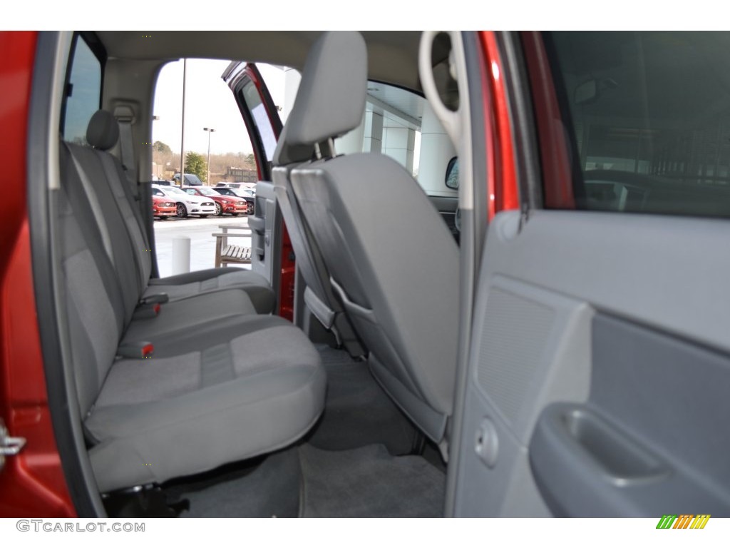 2008 Ram 1500 SLT Quad Cab - Flame Red / Medium Slate Gray photo #15