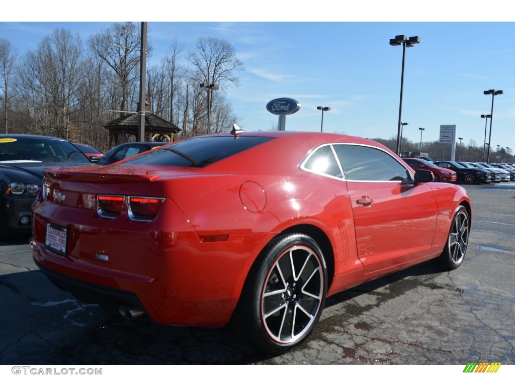 2012 Camaro LS Coupe - Victory Red / Gray photo #3