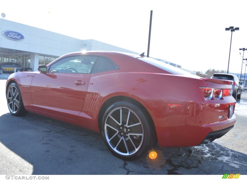 2012 Camaro LS Coupe - Victory Red / Gray photo #5