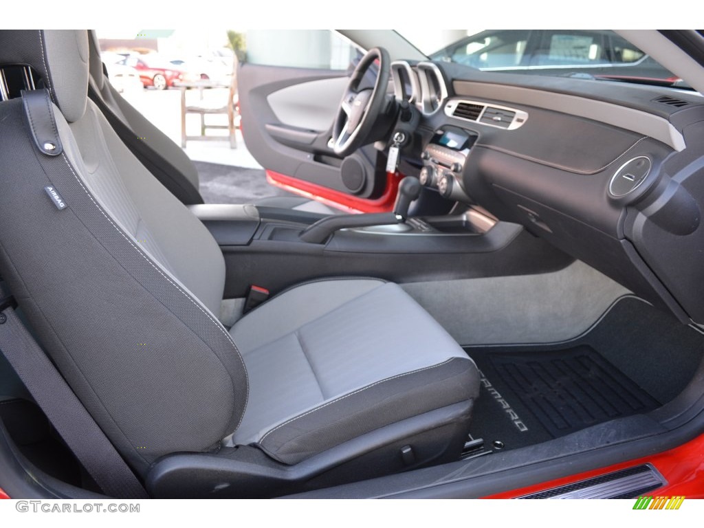 2012 Camaro LS Coupe - Victory Red / Gray photo #14
