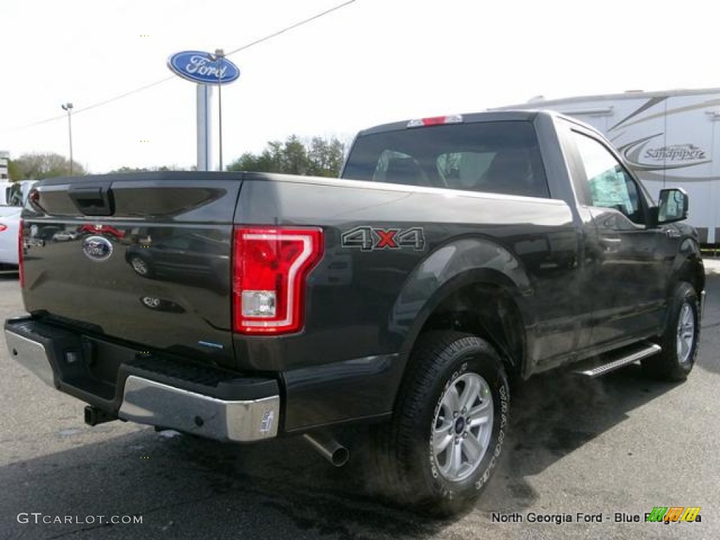 2016 F150 XLT Regular Cab 4x4 - Magnetic / Medium Earth Gray photo #5