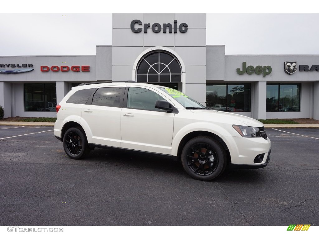 Pearl White Tri-Coat Dodge Journey