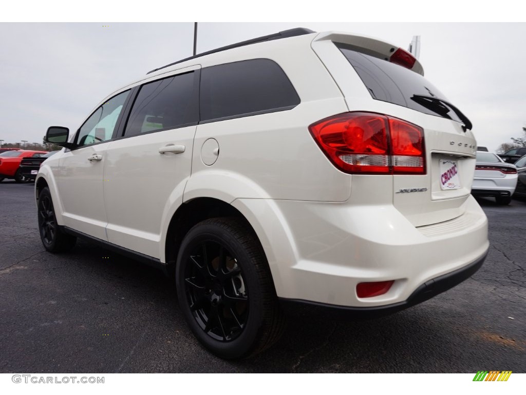 2016 Journey SXT - Pearl White Tri-Coat / Black photo #5