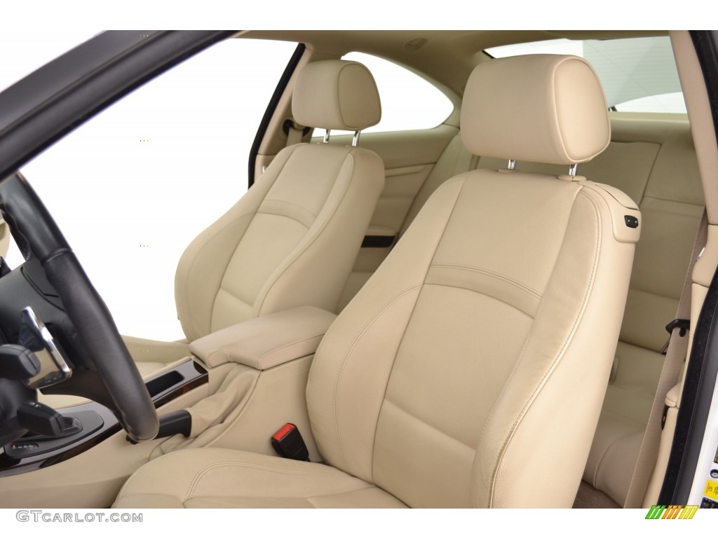 2011 3 Series 328i Coupe - Mineral White Metallic / Cream Beige photo #14