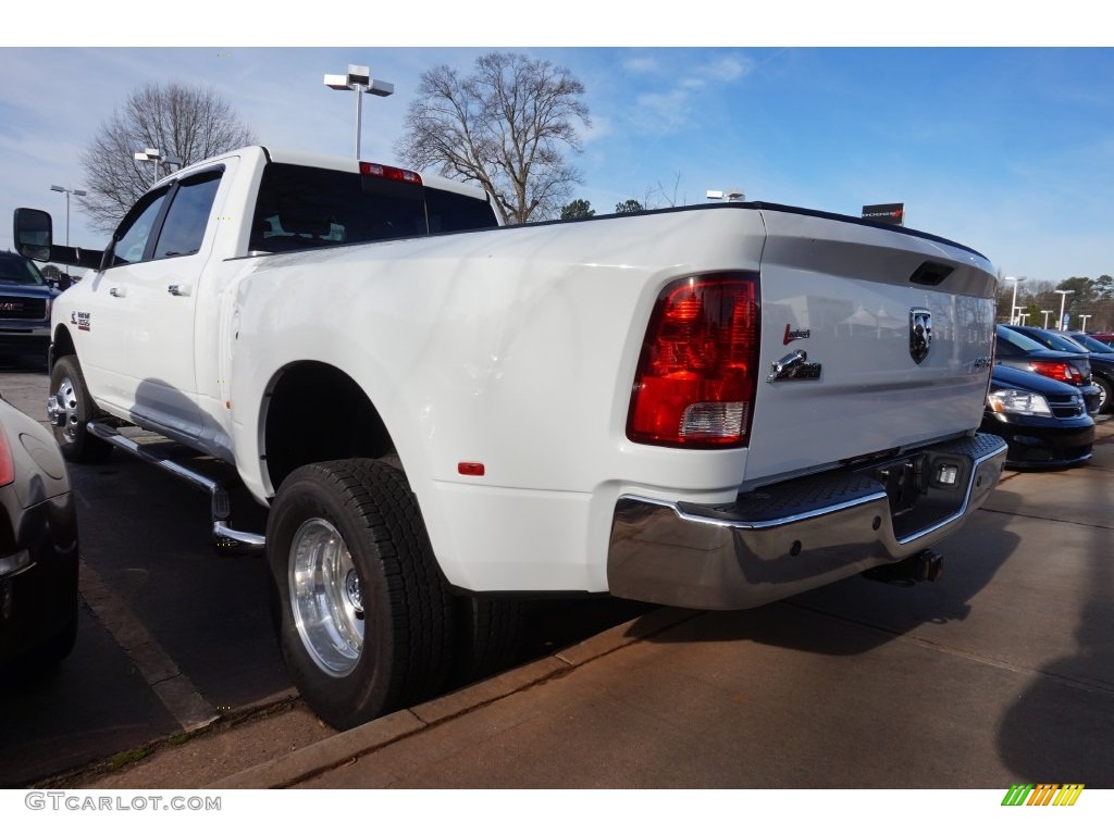 2014 3500 Big Horn Crew Cab 4x4 Dually - Bright White / Black/Diesel Gray photo #2