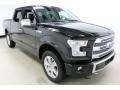2016 Shadow Black Ford F150 Platinum SuperCrew 4x4  photo #3