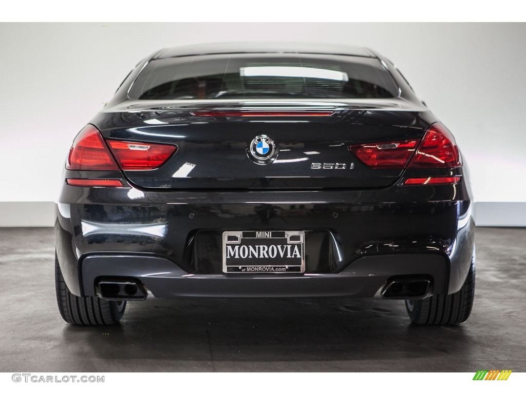 2014 6 Series 650i Coupe - Black Sapphire Metallic / Vermilion Red photo #3