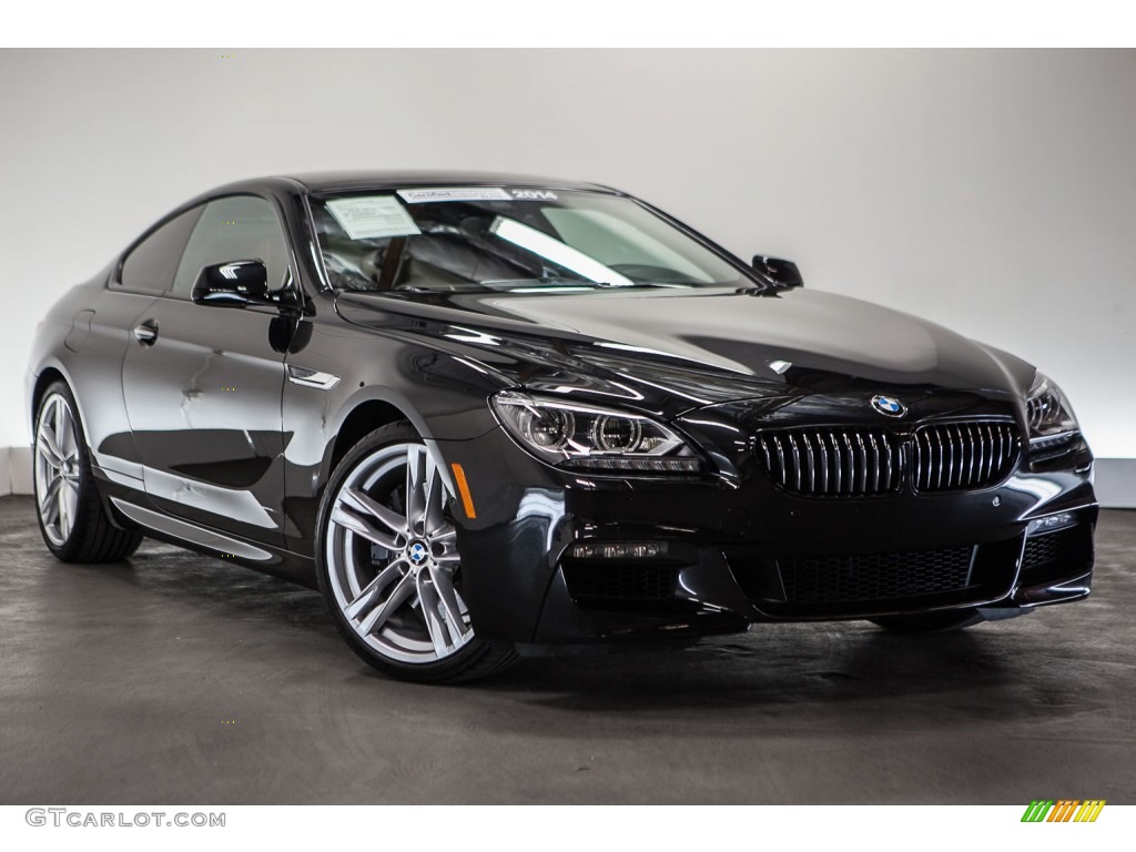 2014 6 Series 650i Coupe - Black Sapphire Metallic / Vermilion Red photo #11