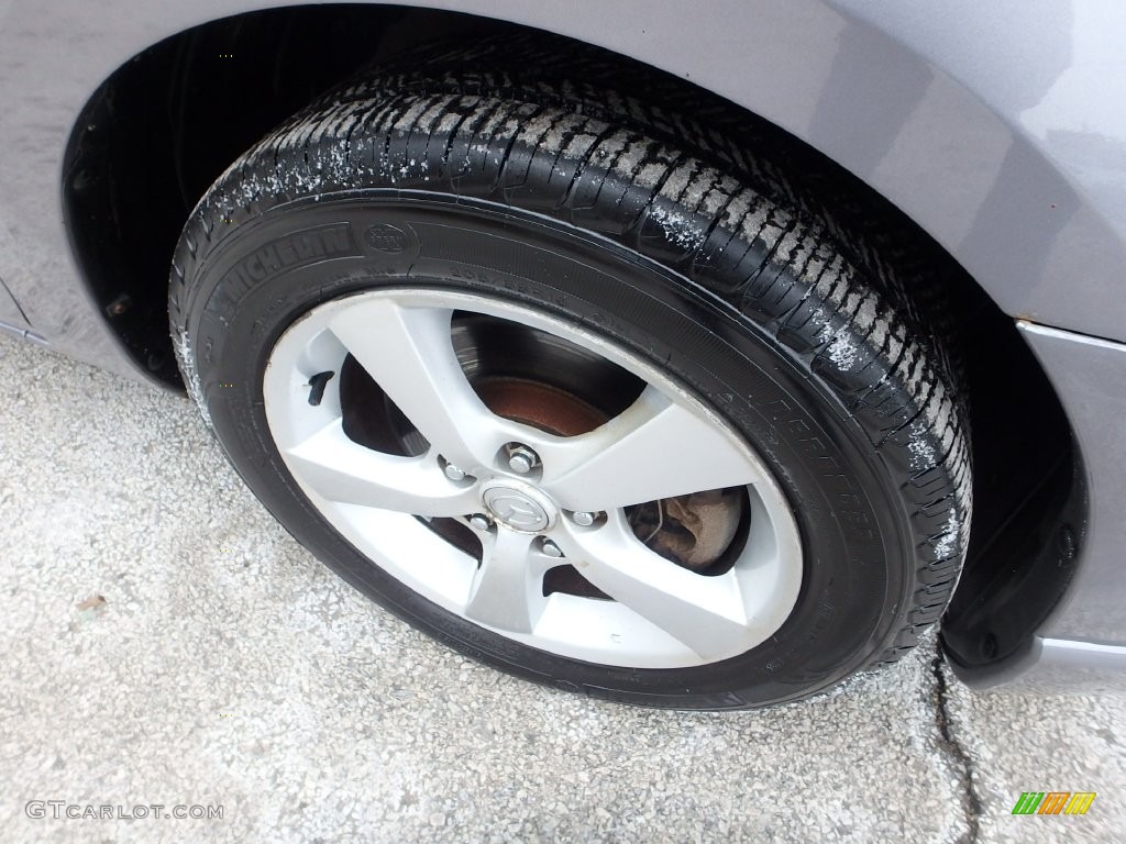 2005 MAZDA3 s Sedan - Titanium Gray Metallic / Black/Red photo #9