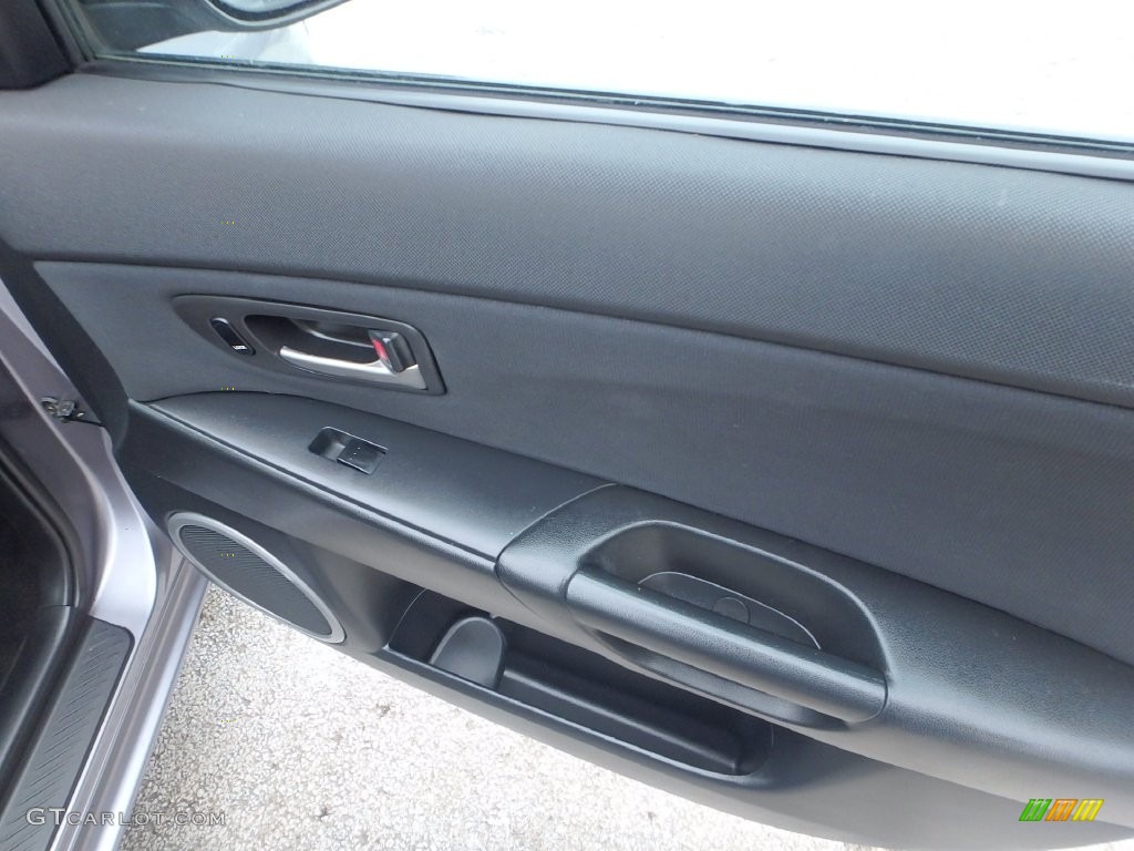 2005 MAZDA3 s Sedan - Titanium Gray Metallic / Black/Red photo #12
