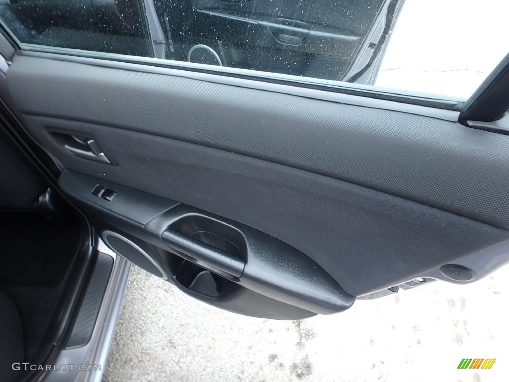 2005 MAZDA3 s Sedan - Titanium Gray Metallic / Black/Red photo #14